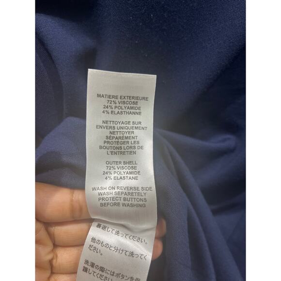 See by Chloé Blue Collared Button Front Shirt Dress Sz S - Picture 7 of 11